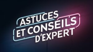 Un logo qui représente un néon d'une entrée où il est écrit en français : 